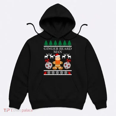 Ginger Beard Man Ugly Christmas Sweater Hoodie