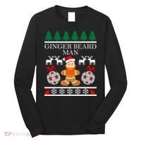 Ginger Beard Man Ugly Christmas Sweater Long Sleeve Shirt thumb 0