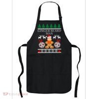 Ginger Beard Man Ugly Christmas Sweater Apron thumb 0