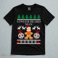 Ginger Beard Man Ugly Christmas Sweater T-Shirt thumb 5