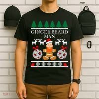 Ginger Beard Man Ugly Christmas Sweater T-Shirt thumb 6