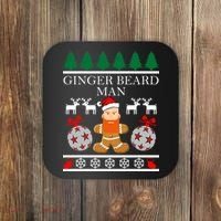 Ginger Beard Man Ugly Christmas Sweater Coaster thumb 0