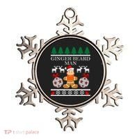 Ginger Beard Man Ugly Christmas Sweater Ornament thumb 0