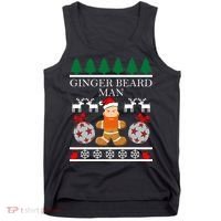 Ginger Beard Man Ugly Christmas Sweater Tank Top thumb 0