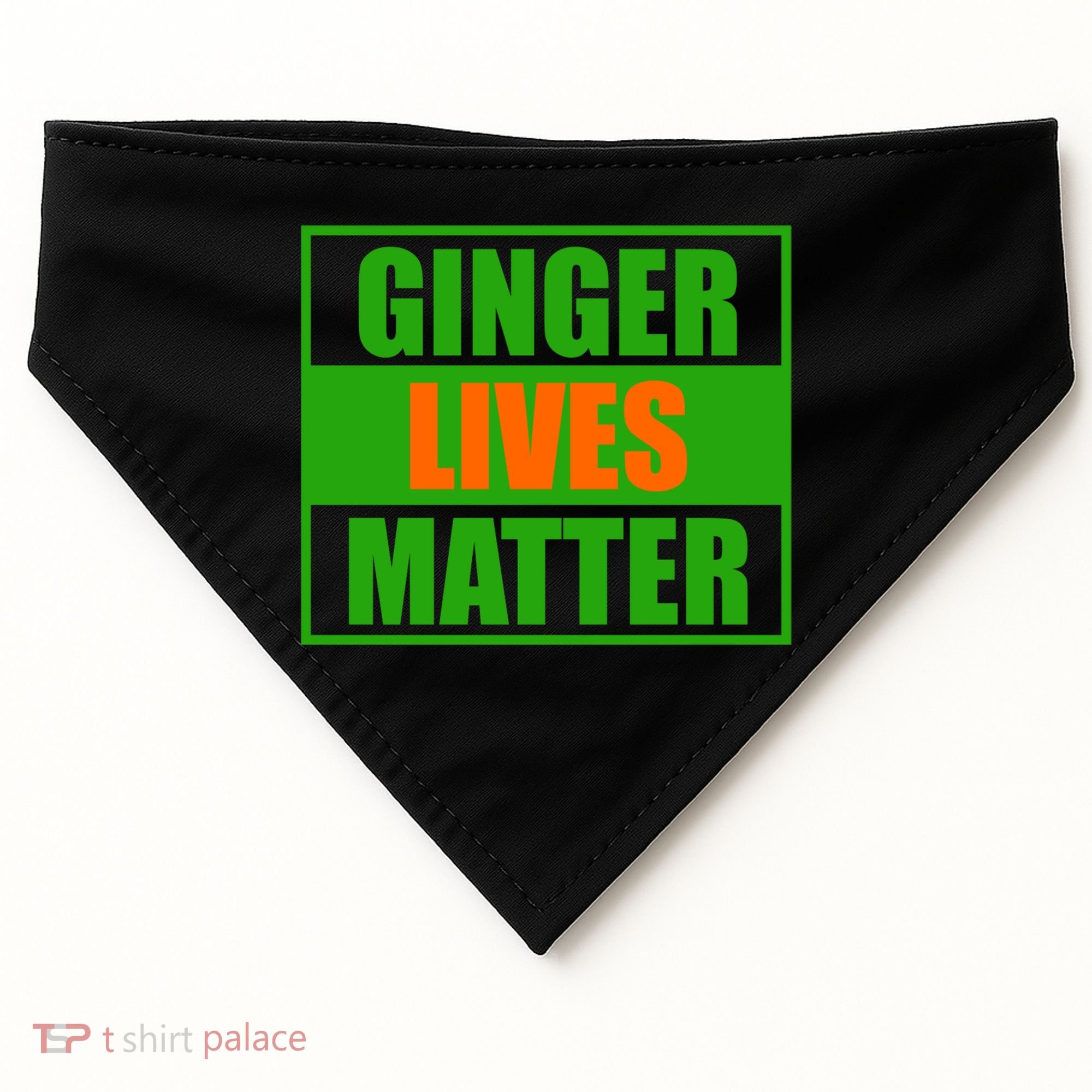 Ginger Lives Matter USA-Made Doggie Bandana