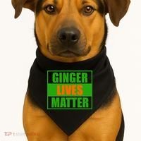 Ginger Lives Matter USA-Made Doggie Bandana thumb 1