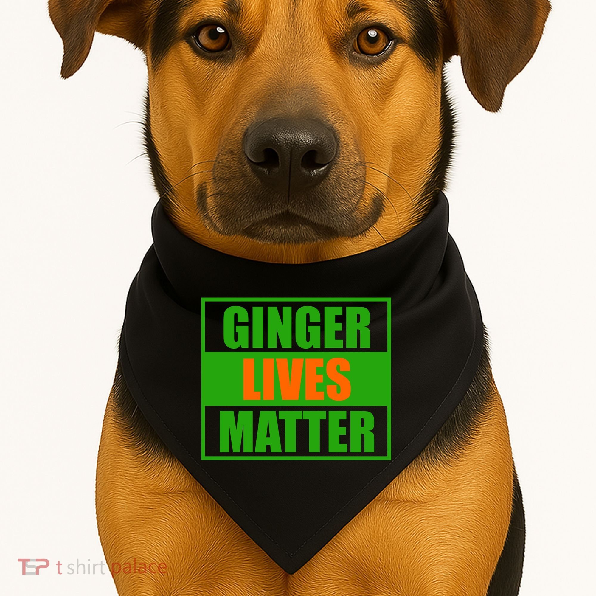 Ginger Lives Matter USA-Made Doggie Bandana