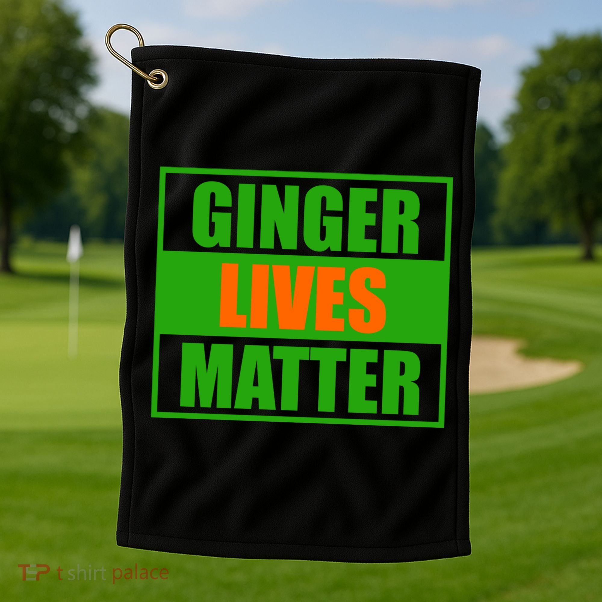 Ginger Lives Matter Golf Towel