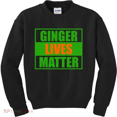 Ginger Lives Matter Kids Sweatshirt