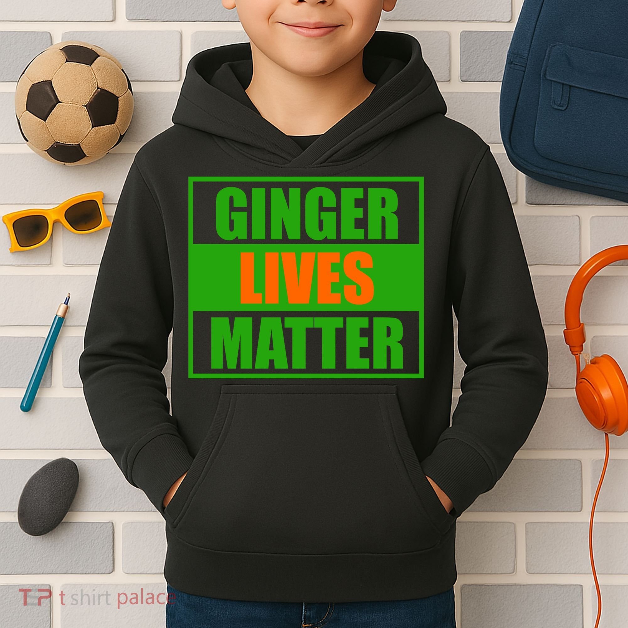 Ginger Lives Matter Kids Hoodie
