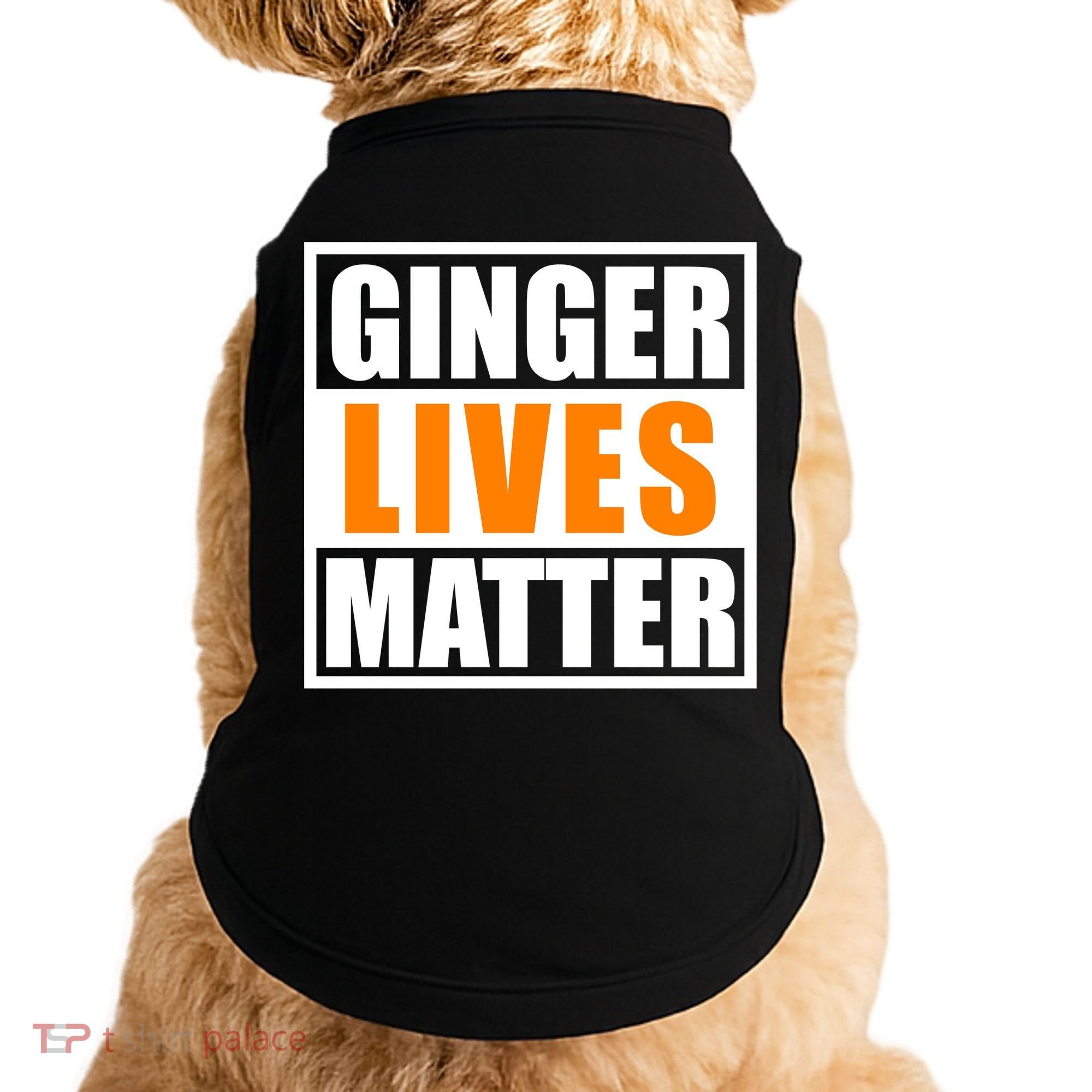 Ginger Lives Matter Funny Irish St Patrick's Day Doggie Tank