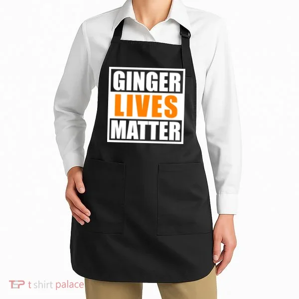Ginger Lives Matter Funny Irish St Patrick's Day Apron