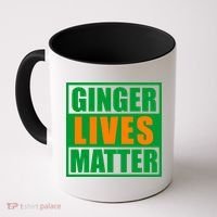 Ginger Lives Matter Funny Irish St Patrick's Day Coffee Mug thumb 0