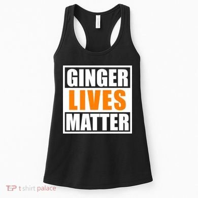 Ginger Lives Matter Funny Irish St Patrick's Day Women's Tank Top