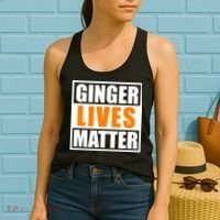 Ginger Lives Matter Funny Irish St Patrick's Day Women's Tank Top thumb 2