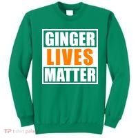 Ginger Lives Matter Funny Irish St Patrick's Day Sweatshirt thumb 0