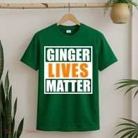 Ginger Lives Matter Funny Irish St Patrick's Day T-Shirt thumb 2