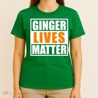 Ginger Lives Matter Funny Irish St Patrick's Day T-Shirt thumb 4