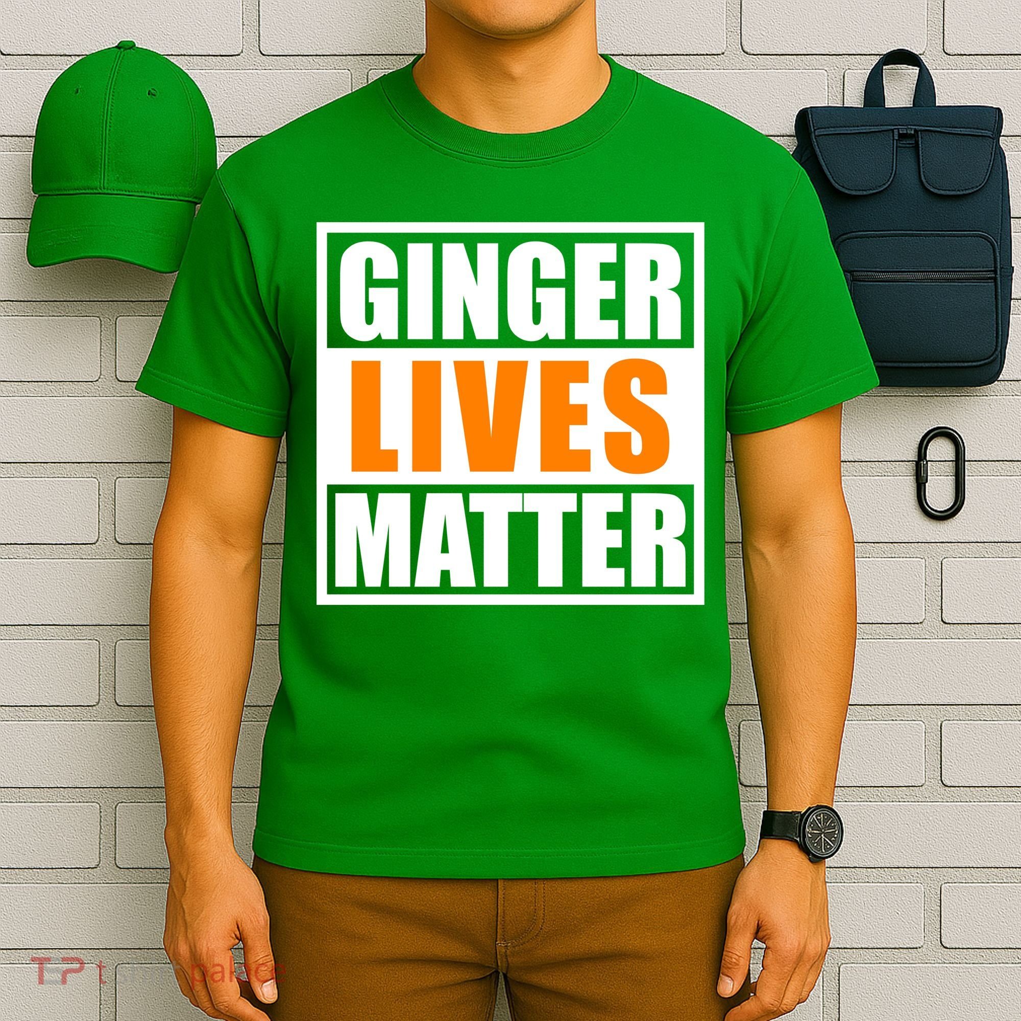 Ginger Lives Matter Funny Irish St Patrick's Day T-Shirt