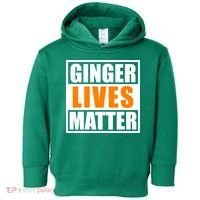 Ginger Lives Matter Funny Irish St Patrick's Day Toddler Hoodie thumb 0