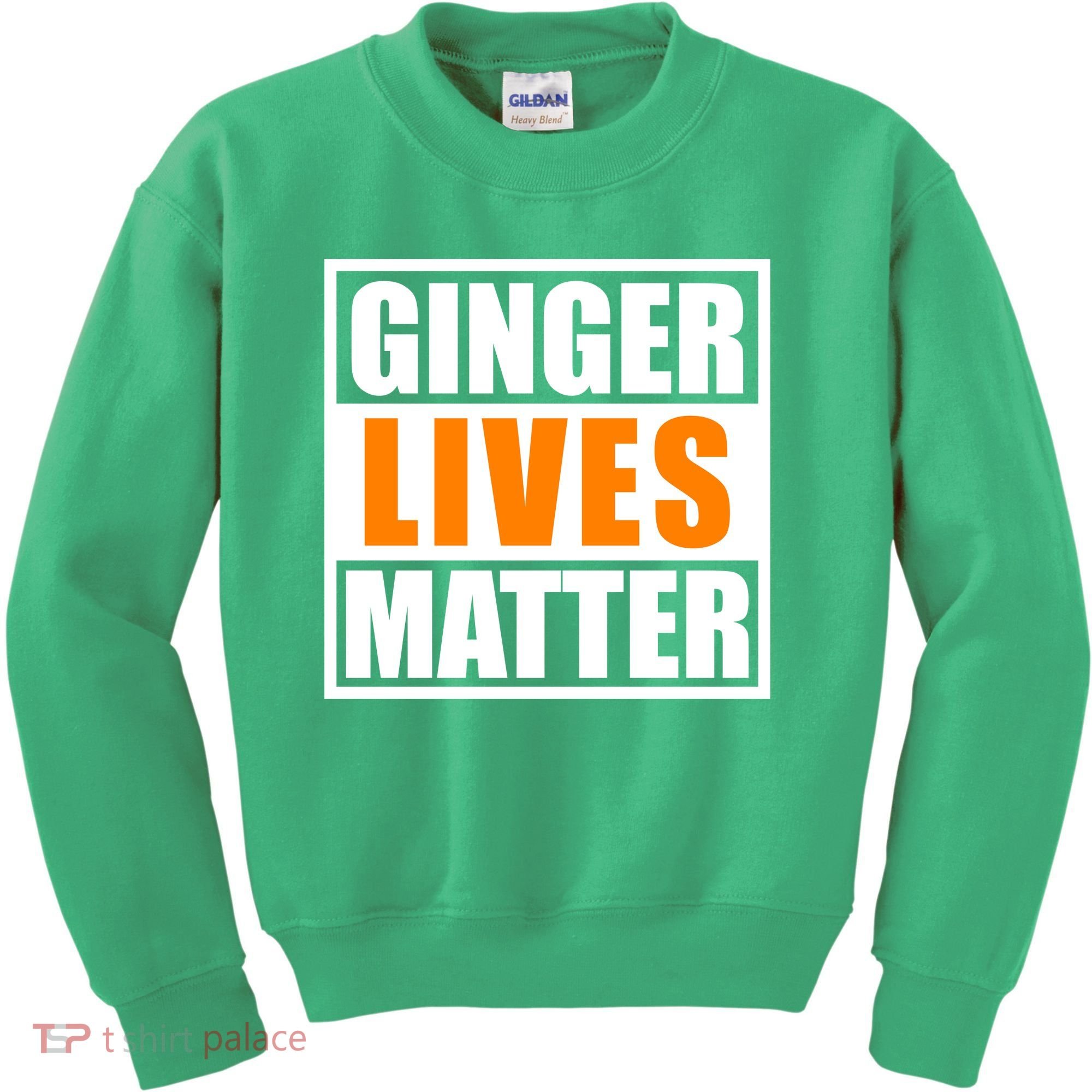 Ginger Lives Matter Funny Irish St Patrick's Day Kids Sweatshirt