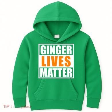 Ginger Lives Matter Funny Irish St Patrick's Day Kids Hoodie