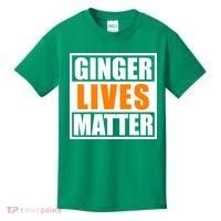 Ginger Lives Matter Funny Irish St Patrick's Day Kids T-Shirt thumb 0