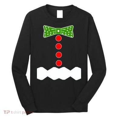 Gingerbread Christmas Costume Long Sleeve Shirt