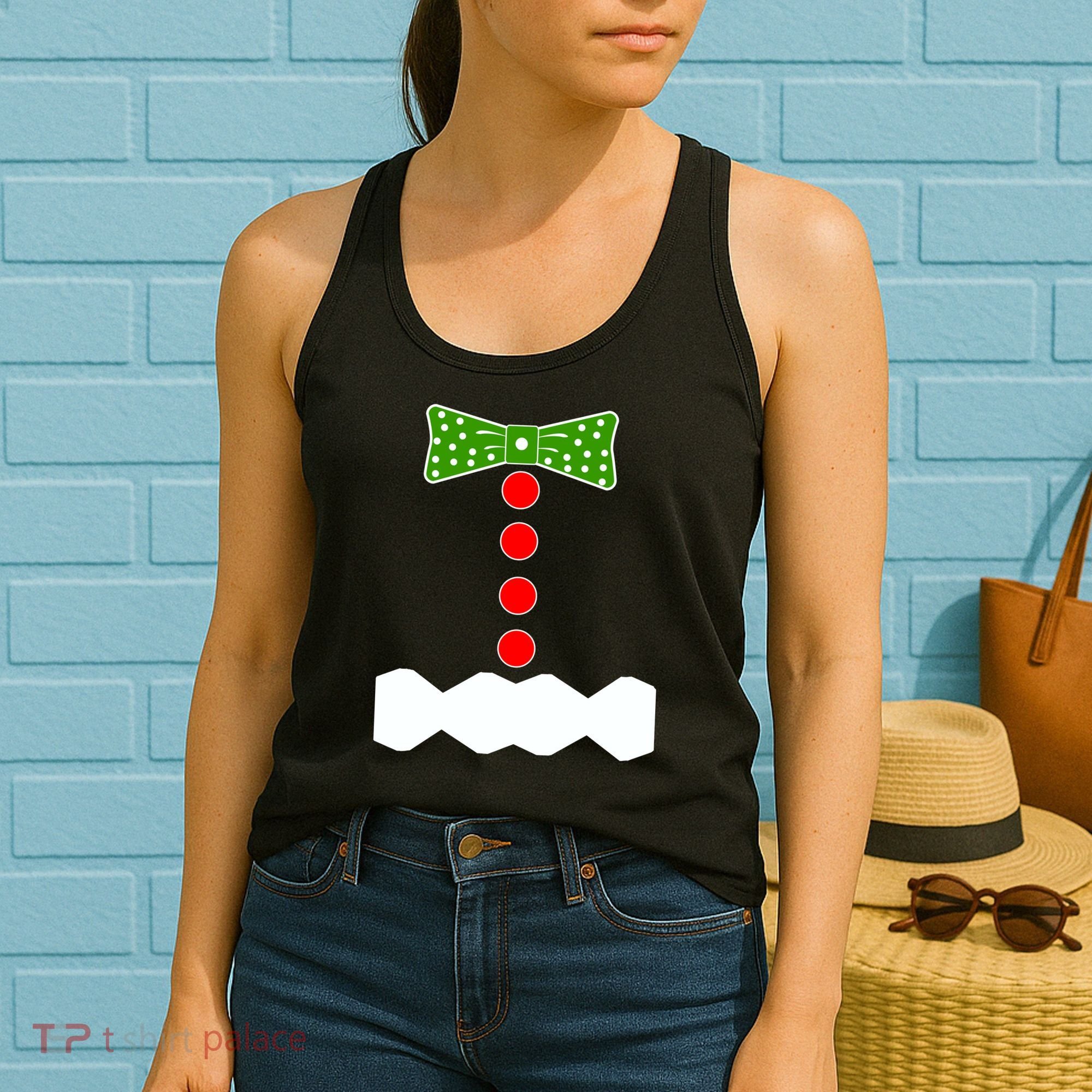 Gingerbread Christmas Costume Women's Tank Top