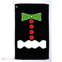 Gingerbread Christmas Costume Golf Towel thumb 0