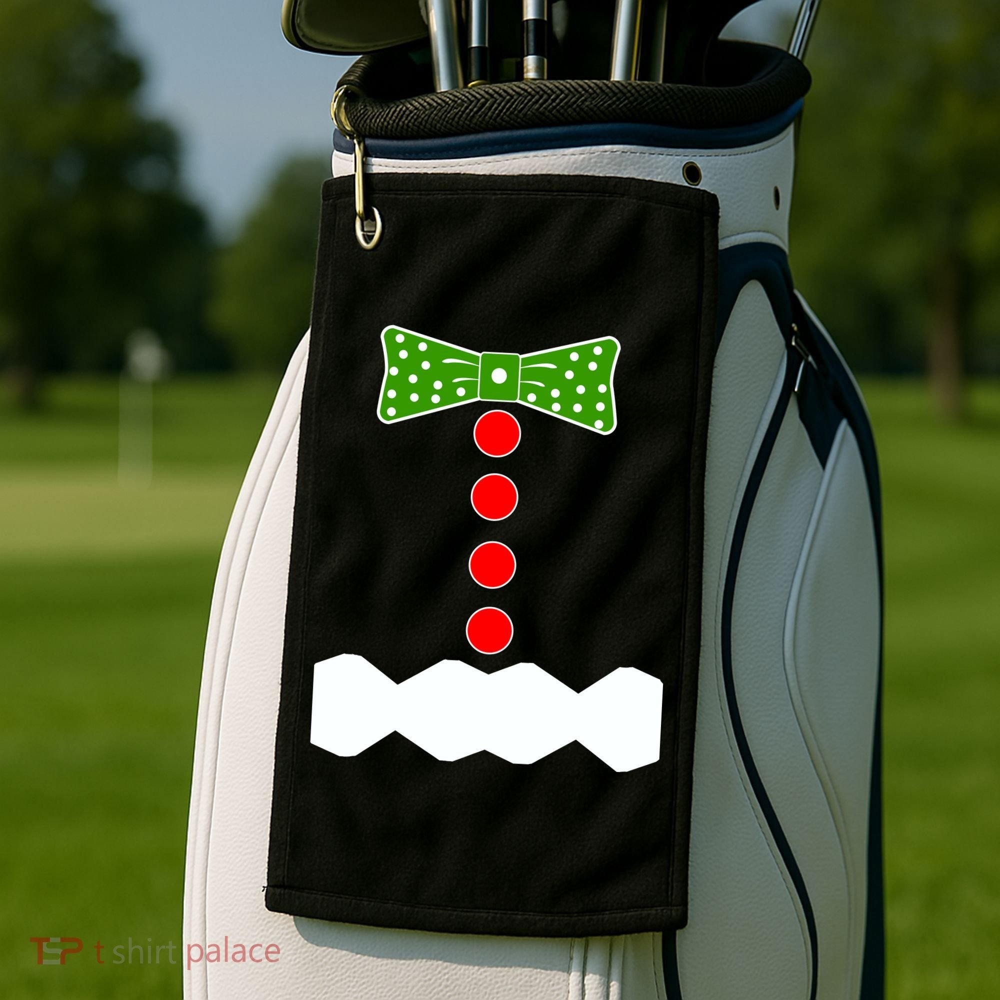 Gingerbread Christmas Costume Golf Towel