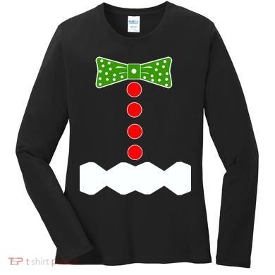 Gingerbread Christmas Costume Women's Long Sleeve Shirt