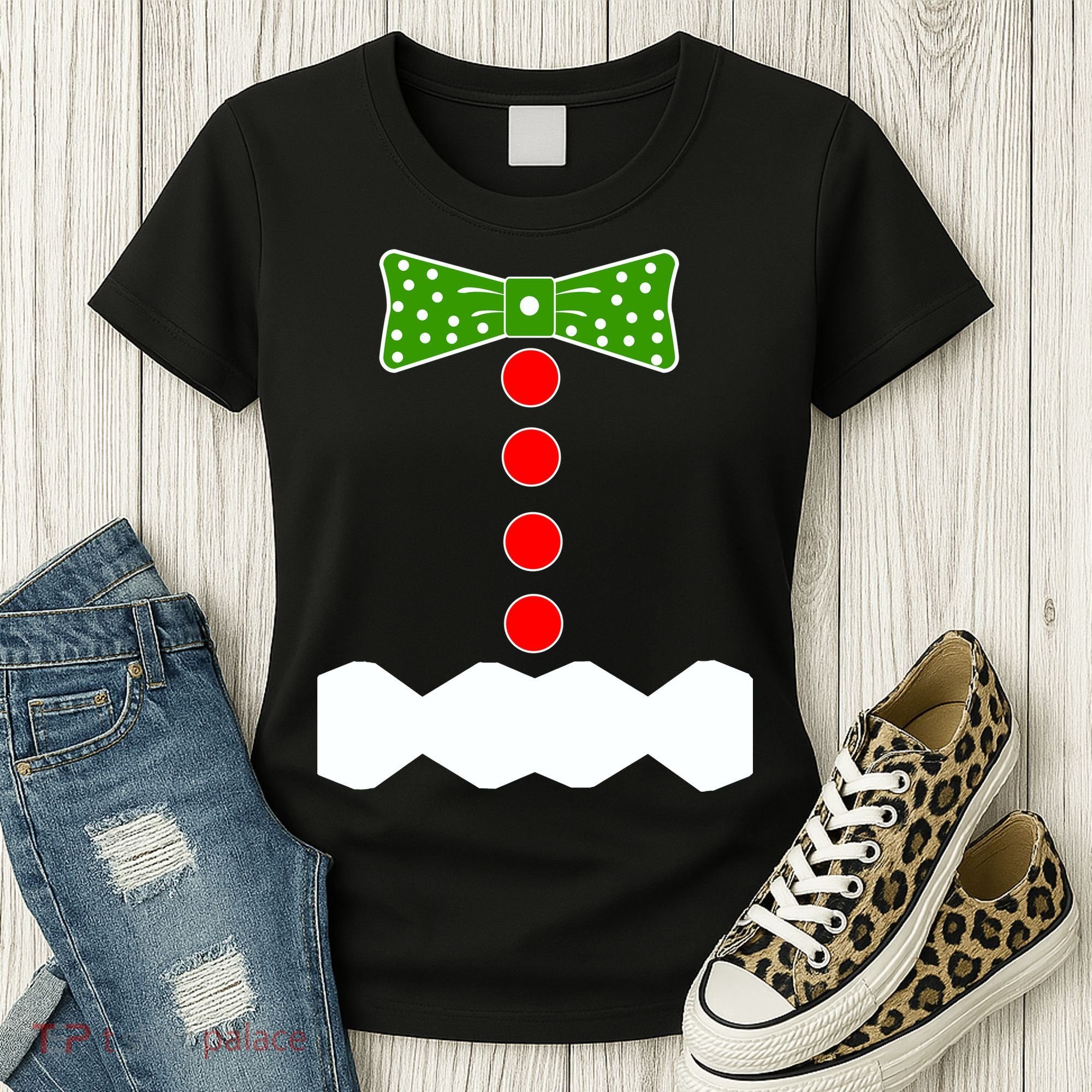 Gingerbread Christmas Costume Women's T-Shirt