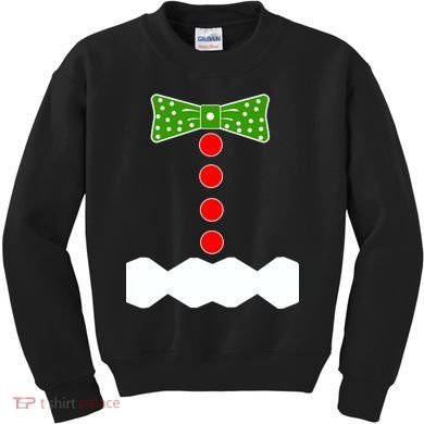 Gingerbread Christmas Costume Kids Sweatshirt