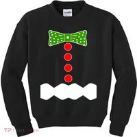 Gingerbread Christmas Costume Kids Sweatshirt thumb 0