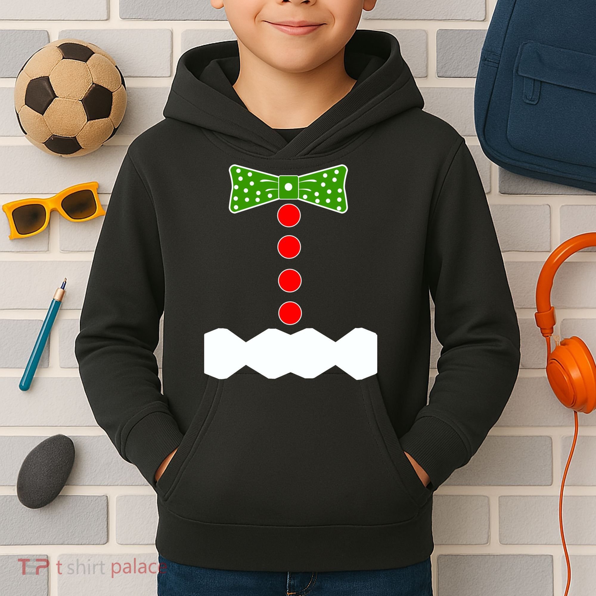 Gingerbread Christmas Costume Kids Hoodie