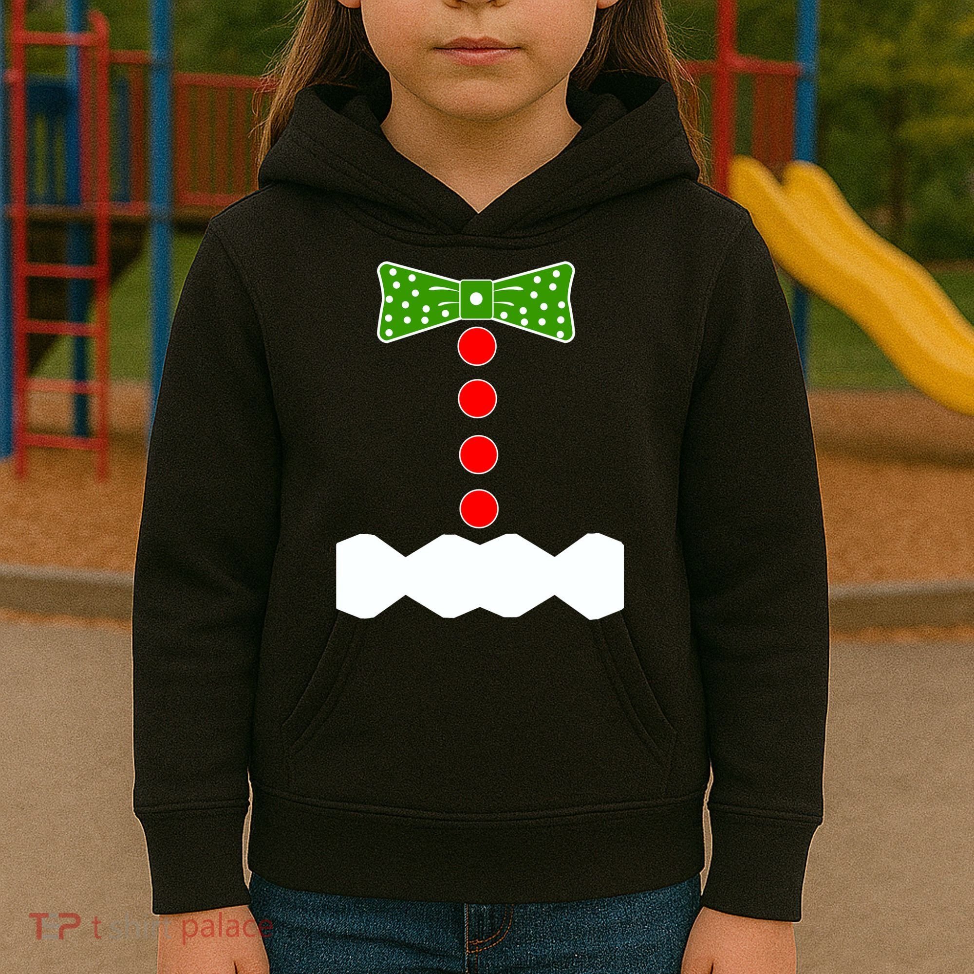Gingerbread Christmas Costume Kids Hoodie