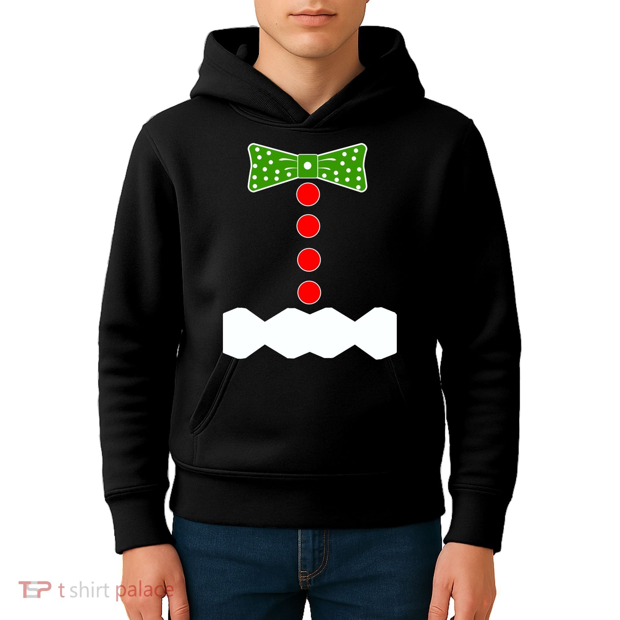 Gingerbread Christmas Costume Kids Hoodie