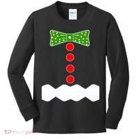 Gingerbread Christmas Costume Kids Long Sleeve Shirt thumb 0