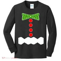 Gingerbread Christmas Costume Kids Long Sleeve Shirt thumb 0