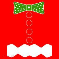 Gingerbread Christmas Costume Santa Hat thumb 1