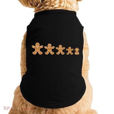 Gingerbread Man Evolution Doggie Tank