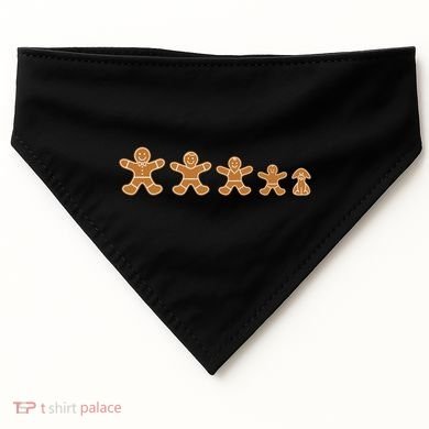 Gingerbread Man Evolution USA-Made Doggie Bandana
