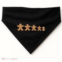 Gingerbread Man Evolution USA-Made Doggie Bandana thumb 0