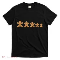 Gingerbread Man Evolution T-Shirt thumb 0