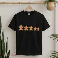 Gingerbread Man Evolution T-Shirt thumb 2