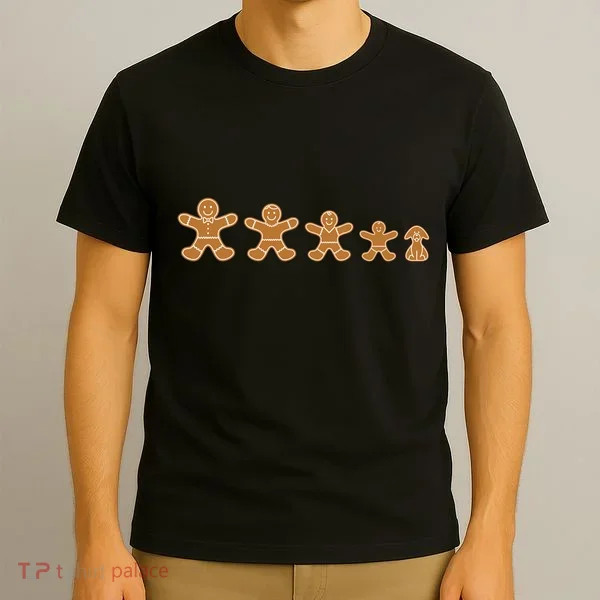 Gingerbread Man Evolution T-Shirt
