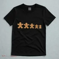 Gingerbread Man Evolution T-Shirt thumb 5