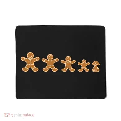Gingerbread Man Evolution Mousepad