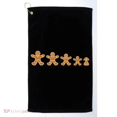 Gingerbread Man Evolution Golf Towel